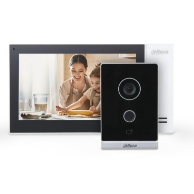Комплект домофона Dahua Standart DHI-VTO2211G-WP + DHI-VTH2421FW-P