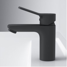 Змішувач для раковини без відкриття зтоку, чорний AM.PM X-Joy F85A02122