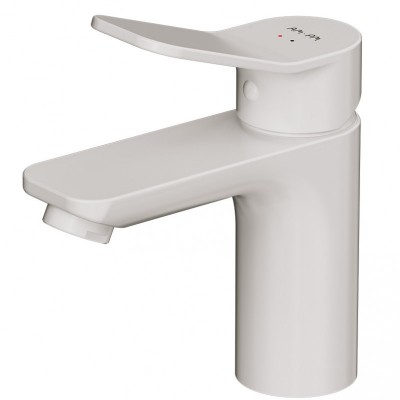 Змішувач для раковини без відкриття зтоку, білий AM.PM X-Joy F85A02133
