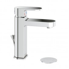 Змішувач для раковини подовжений з відкриванням стоку, хром Ravak Chrome CR 013.00 X070190