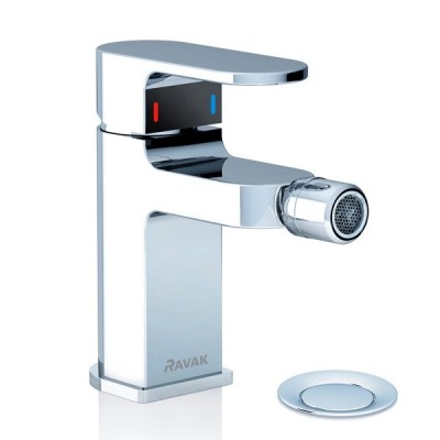 Змішувач для біде 140 мм, з відкриванням стоку, хром Ravak Chrome CR 055.00 X070055