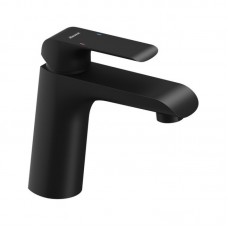Змішувач для раковини 151 мм, без відкривання стоку, чорний Ravak Flat FL 014.20 X070173