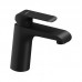 Змішувач для раковини 151 мм, без відкривання стоку, чорний Ravak Flat FL 014.20 X070173