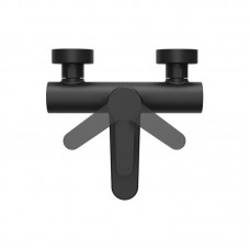 Змішувач для ванни настінний, без лійки, чорний Ravak Puri PU 022.20 X070185