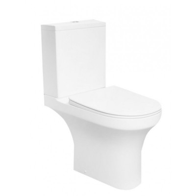 Унітаз-компакт, безобідковий "FlashClean" з сидінням мікроліфт AM.PM Tender C45A8800SC